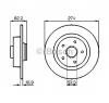 Disc frana renault laguna ii  bg0 1  producator bosch 0 986 478 744