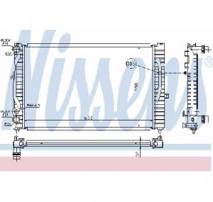 Radiator  racire motor AUDI A4  8D2  B5  PRODUCATOR NISSENS 60489