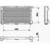 Radiator  racire motor bmw 3  e30  producator magneti