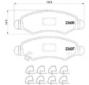 Set placute frana frana disc OPEL AGILA  A   H00  PRODUCATOR TEXTAR 2360501