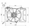 Ventilator  radiator toyota starlet  ep91  producator nrf 47669