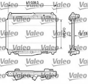 Radiator  racire motor FORD FIESTA VI PRODUCATOR VALEO 735379