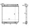 Radiator  racire motor MERCEDES BENZ T1 caroserie  601  PRODUCATOR NRF 53875