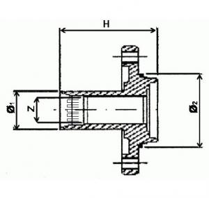 Butuc roata ALFA ROMEO 33  905  PRODUCATOR RUVILLE 486000