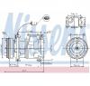 Compresor  climatizare BMW 7  E38  PRODUCATOR NISSENS 89147