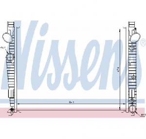 Radiator  racire motor MERCEDES BENZ S CLASS  W220  PRODUCATOR NISSENS 62772