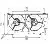Ventilator  radiator CITROËN XSARA  N1  PRODUCATOR NRF 47030