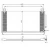 Condensator  climatizare mazda 323 s mk v  ba  producator nrf 35286