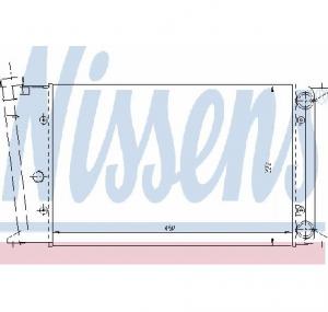 Radiator  racire motor VW GOLF    17  PRODUCATOR NISSENS 65020