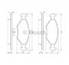 Set placute frana frana disc FIAT FIORINO caroserie  146  PRODUCATOR BOSCH 0 986 424 458