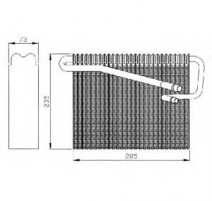 Evaporator aer conditionat OPEL ASTRA H combi PRODUCATOR NRF 36081