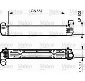 Intercooler  compresor RENAULT MEGANE III cupe  DZ0 1  PRODUCATOR VALEO 818869