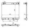 Radiator  racire motor TOYOTA YARIS VITZ  NLP13  NSP13  NCP13  KSP13  PRODUCATOR NRF 53667