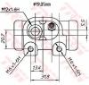 Cilindru receptor frana CITROËN C3  FC  PRODUCATOR TRW BWD307T