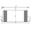 Condensator  climatizare jaguar x type  cf1