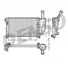 Radiator  racire motor FIAT PANDA  169  PRODUCATOR DENSO DRM09086