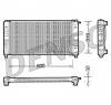 Radiator  racire motor SEAT IBIZA    021A  PRODUCATOR DENSO DRM26002