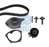 Set pompa apa   curea dintata RENAULT CLIO Mk II  BB0 1 2  CB0 1 2  PRODUCATOR RUVILLE 55581701