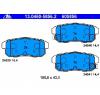 Set placute frana frana disc mazda rx 8  se17  producator ate 13 0460