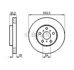 Disc frana TOYOTA CELICA hatchback  ST16  AT16  PRODUCATOR BOSCH 0 986 478 724