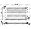 Condensator  climatizare FIAT MAREA  185  PRODUCATOR VALEO 817384