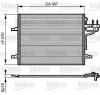 Condensator  climatizare ford kuga i producator valeo 814185