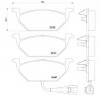 Set placute frana frana disc SEAT IBIZA V  6J5  PRODUCATOR TEXTAR 2313101