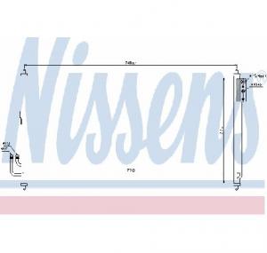 Condensator  climatizare NISSAN MURANO  Z50  PRODUCATOR NISSENS 94907