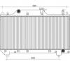 Radiator  racire motor TOYOTA AVENSIS  T22  PRODUCATOR MAGNETI MARELLI 350213116600