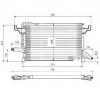 Condensator  climatizare CITROËN XM  Y3  PRODUCATOR NRF 35152