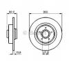 Disc frana renault vel satis  bj0  producator bosch 0