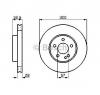 Disc frana MERCEDES BENZ VITO   MIXTO caroserie  W639  PRODUCATOR BOSCH 0 986 479 137