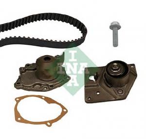 Set pompa apa   curea dintata OPEL VIVARO platou   sasiu  E7  PRODUCATOR INA 530 0196 30