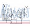 Ventilator  radiator VOLVO V40 combi  VW  PRODUCATOR NISSENS 85296