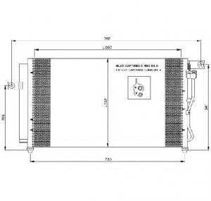 Condensator  climatizare HYUNDAI ACCENT III  MC  PRODUCATOR NRF 35798