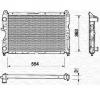 Radiator  racire motor fiat tipo  160  producator