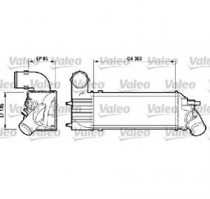 Intercooler  compresor PEUGEOT 406  8B  PRODUCATOR VALEO 817437