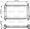 Radiator  racire motor FORD MONDEO    GBP  PRODUCATOR VALEO 731550