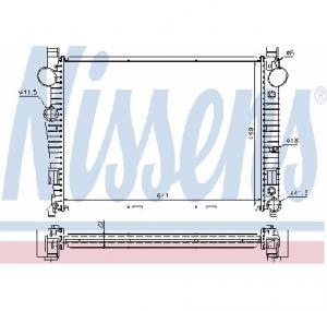 Radiator  racire motor MERCEDES BENZ S CLASS  W220  PRODUCATOR NISSENS 62771A