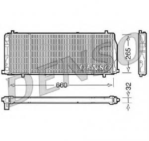 Radiator  racire motor AUDI 100  43  C2  PRODUCATOR DENSO DRM02004