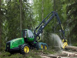 Utilaj recoltat busteni - Harvester John Deere 1270E