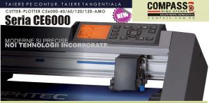 Cutter-plotter GRAPHTEC CE6000-60 cm - solutia pentru transfer termic