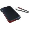 Huse Nokia E71 Leather Case CP-277 black / red bulk