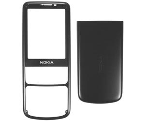 Carcasa Nokia 6700c Neagra,Originala , Fata + Capac Baterie.