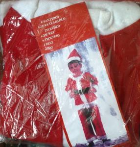 COSTUM PENTRU MOS CRACIUN SANTABOY PENTRU BAIETI