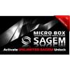 Phone service device Activation MicroBox Sagem unlimited