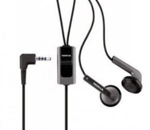 Casti Hands-Free Nokia HS-47 negru compatibil cu 1650, 2630, 2760, 3500 classic, 5200, 5300, 6120c, 6267,6290, 6300, 6500 slide, 6555, 7500 Prism, E51, E90 Commnunicator.