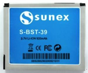 Acumulatori Acumulator Sunex BST-39 3.7V, 920mAh Compatibil cu Sony-Ericsson T707i, W380, W508, W910i, Z555i.