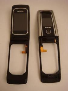 Carcase originale Nokia 6555 Clapeta Completa (lcd+flex + Mijloc+geam-uri)