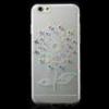 Huse - iphone husa silicon iphone 6 slim floare cu diamante